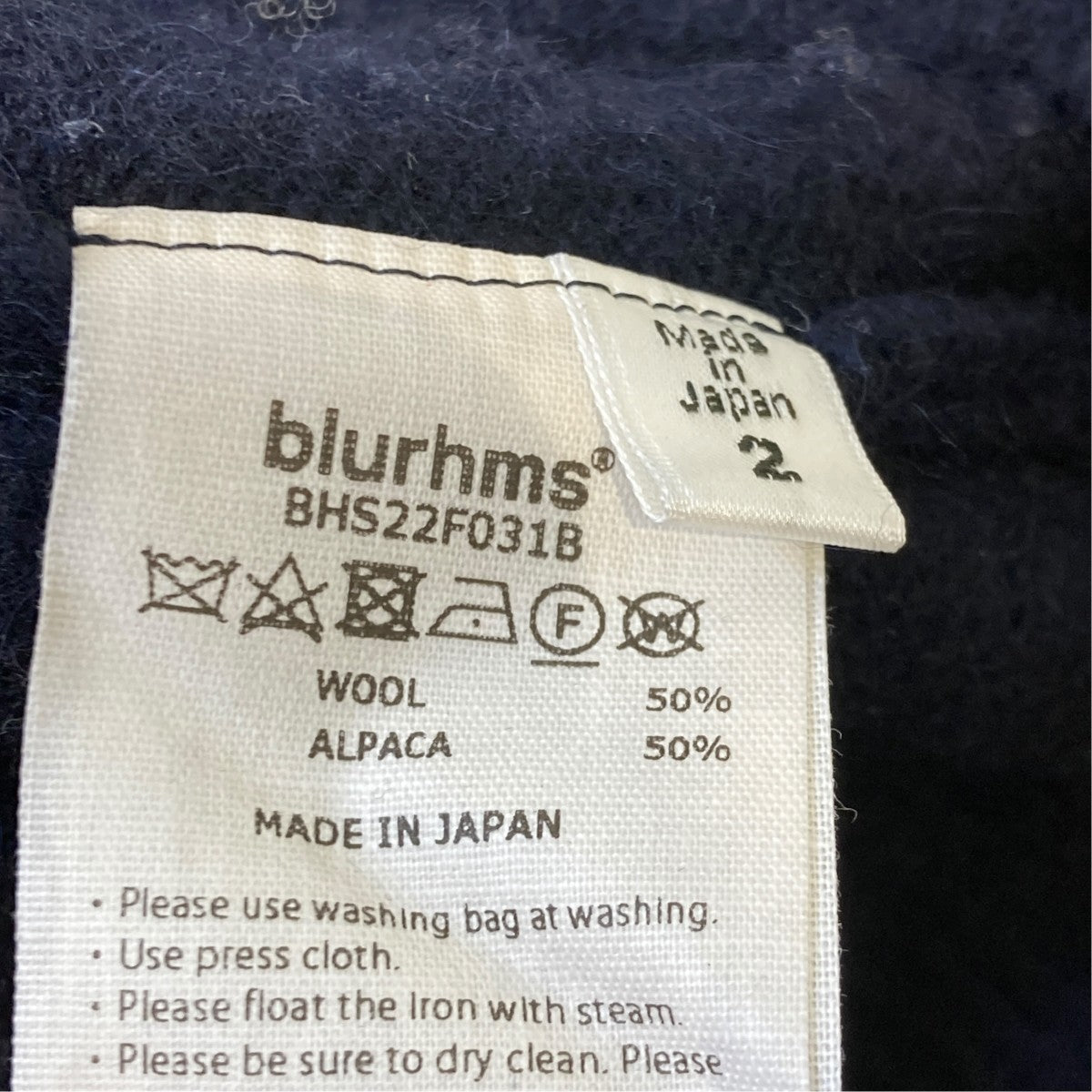 Wool Alpaka Napping KnitセーターBHS22F031B
