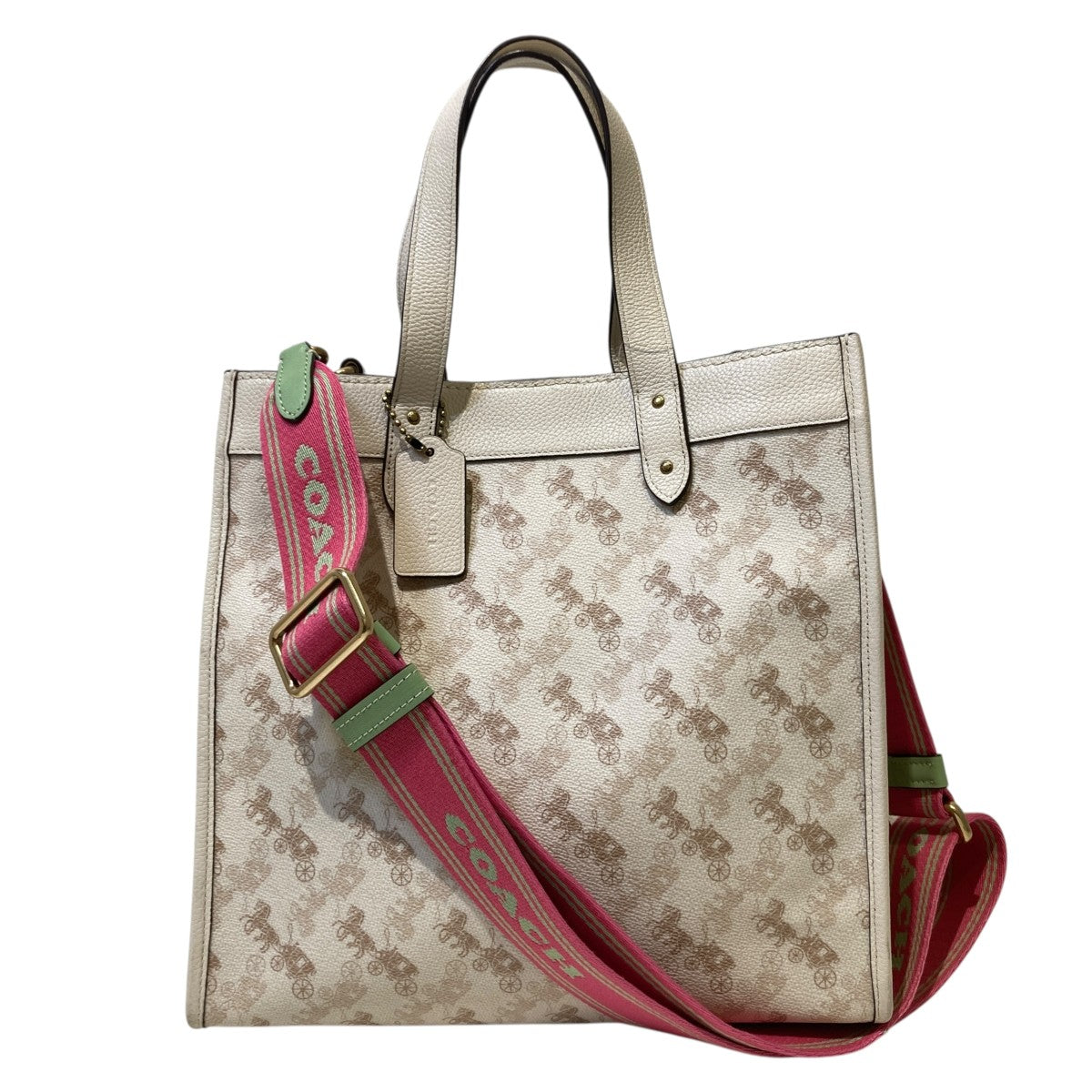 COACH ホース＆キャリッジ2WAYバッグ89143 古着・中古-1枚目のアイテム画像
