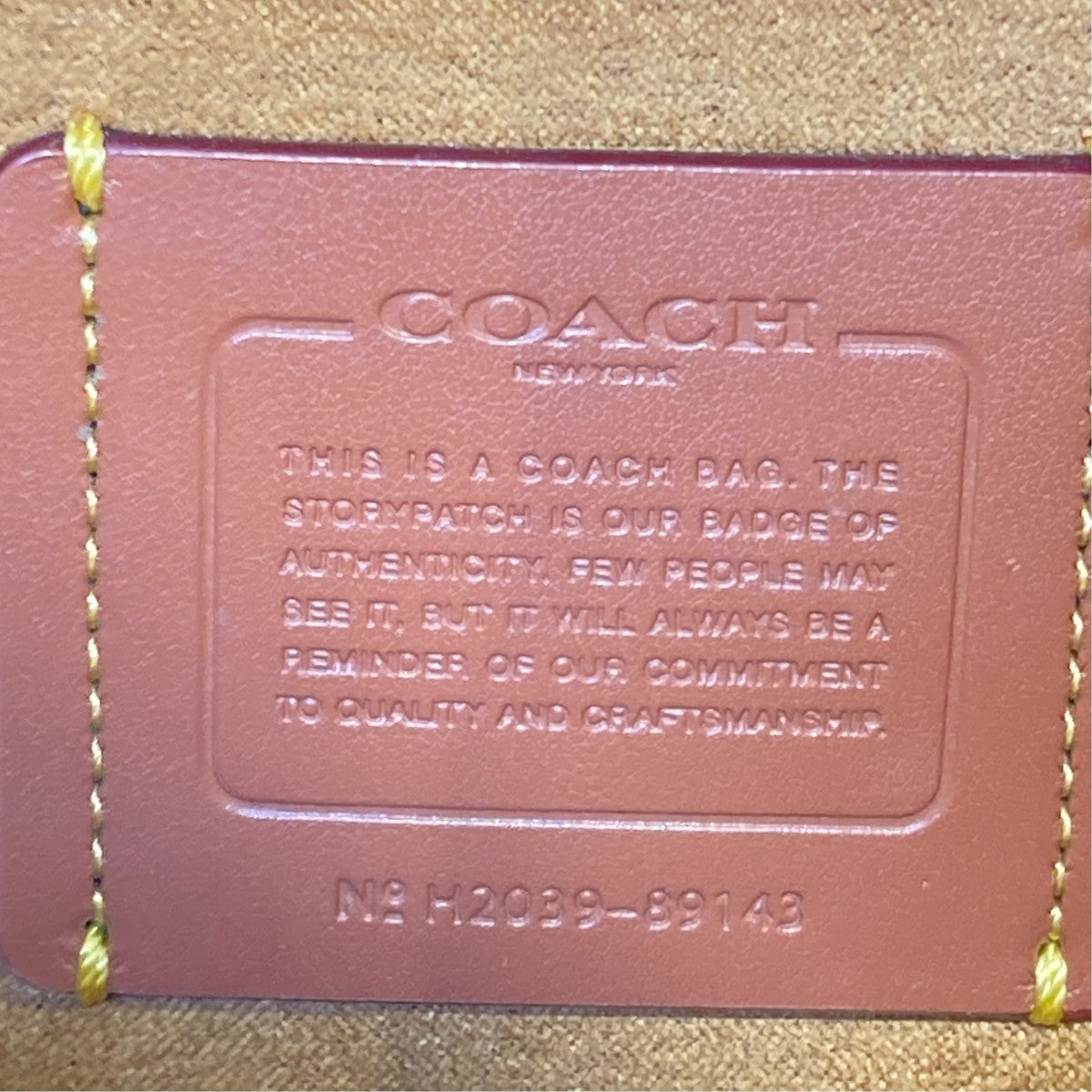 COACH ホース＆キャリッジ2WAYバッグ89143 古着・中古-7枚目のアイテム画像