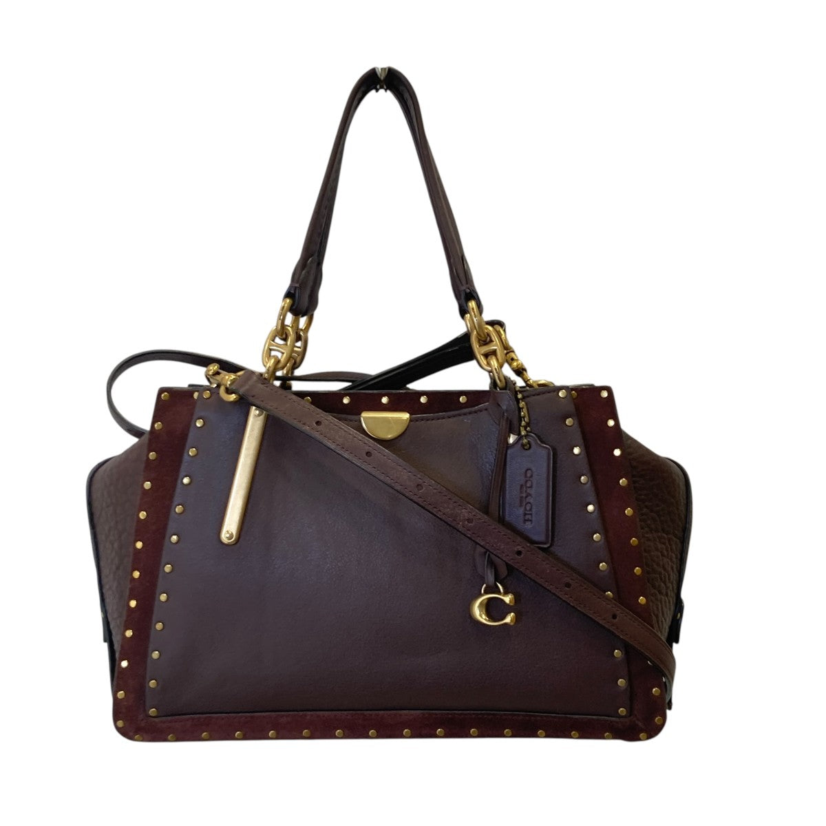 COACH ドリーマー ウィズ リベット2WAYバッグ35617 古着・中古-1枚目のアイテム画像
