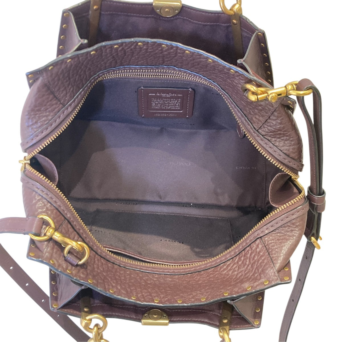 COACH ドリーマー ウィズ リベット2WAYバッグ35617 古着・中古-7枚目のアイテム画像