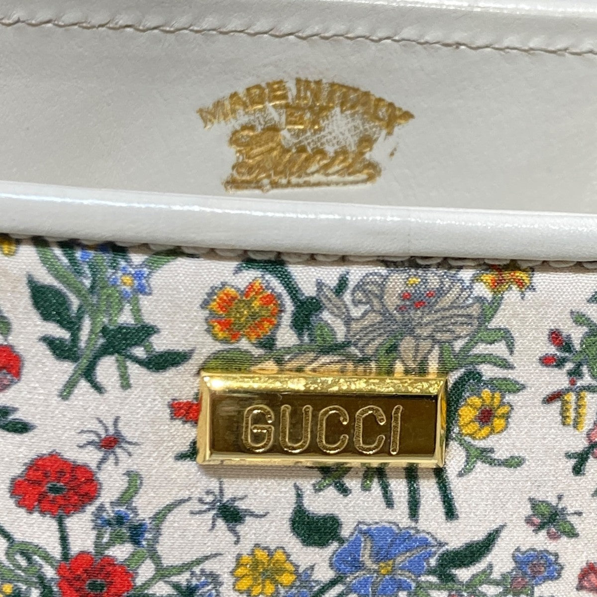 インターロッキング フローラル オールドグッチショルダーバッグ