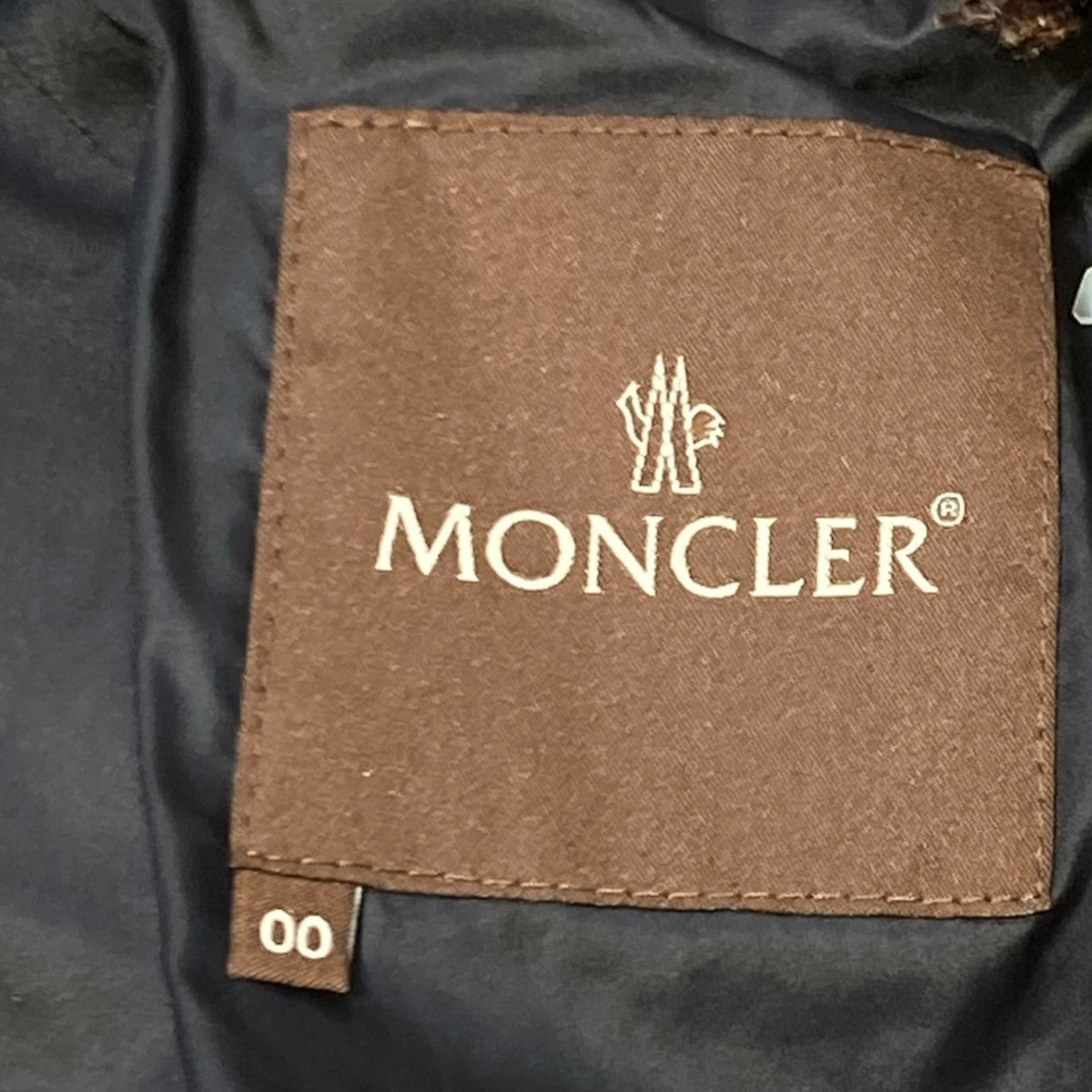 MONCLER(モンクレール) 茶タグダウンジャケット ブラック サイズ 00