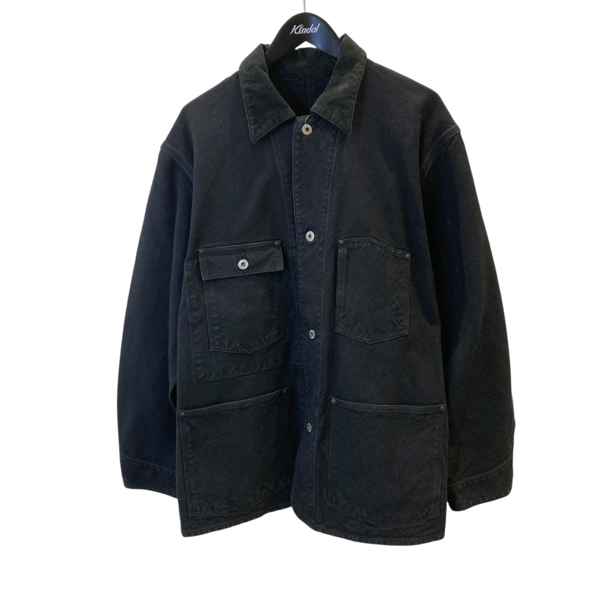A．PRESSE(アプレッセ) Vintage Silk Hemp Coverall Jacket