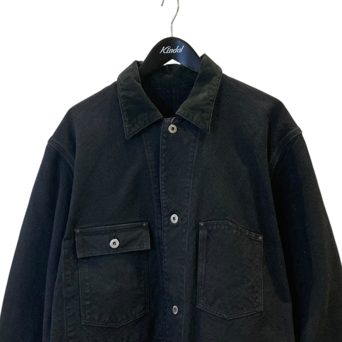 A．PRESSE(アプレッセ) Vintage Silk Hemp Coverall Jacket
