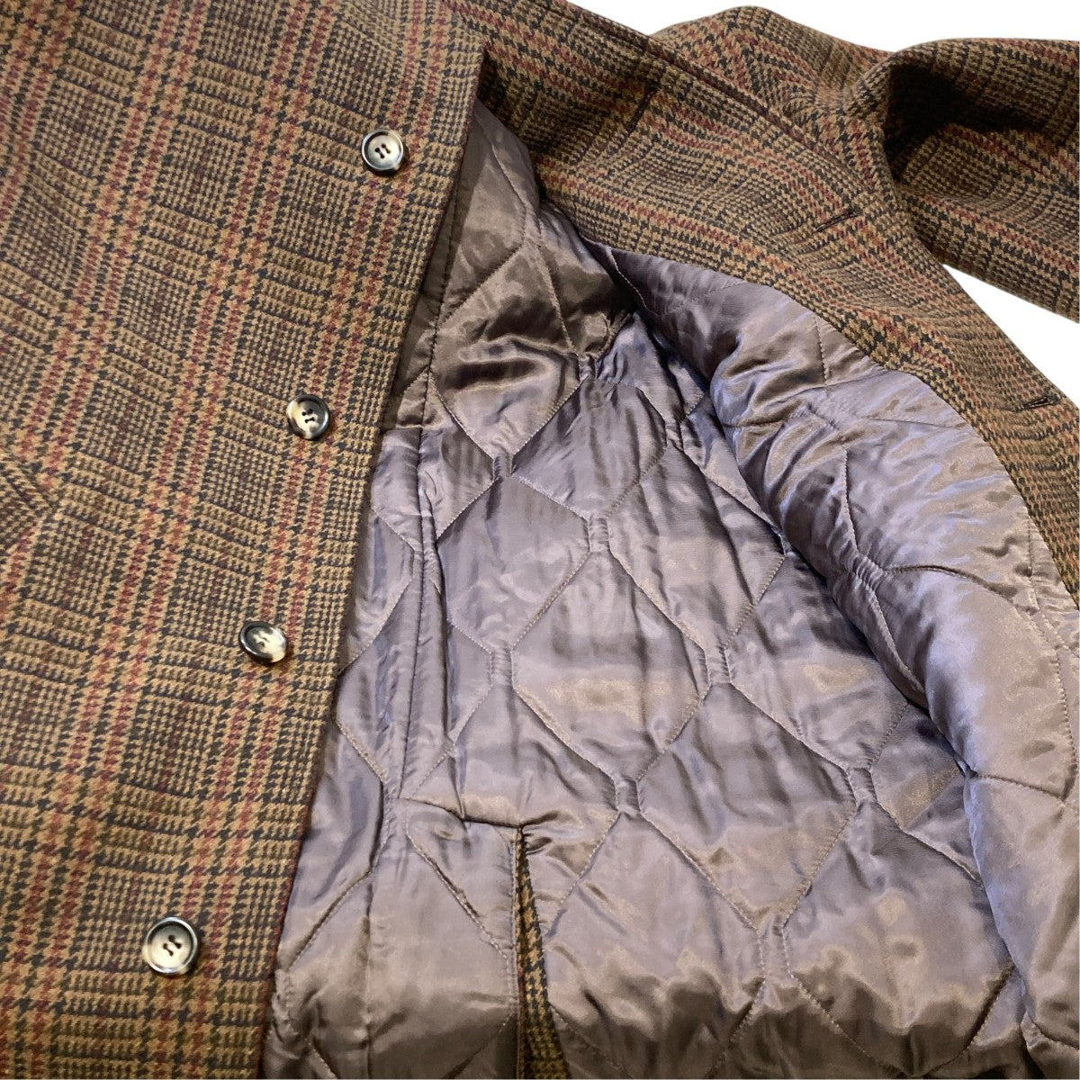 A．P．C．(アーペーセー) チェックステンカラーコート24216-1-26051