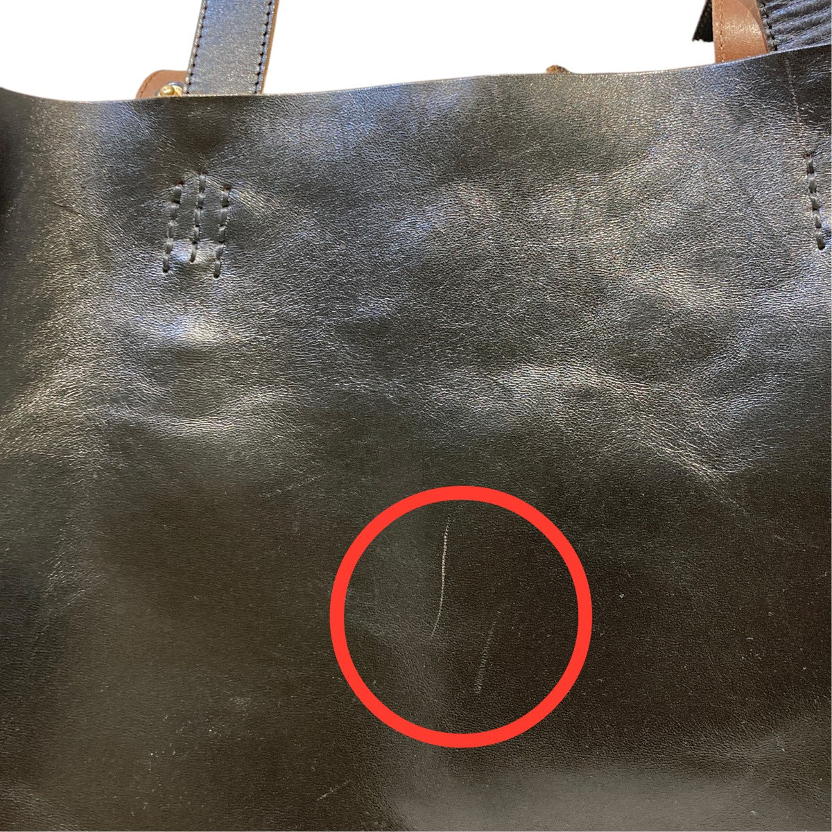 BOX TOTE BAGレザートートバッグ