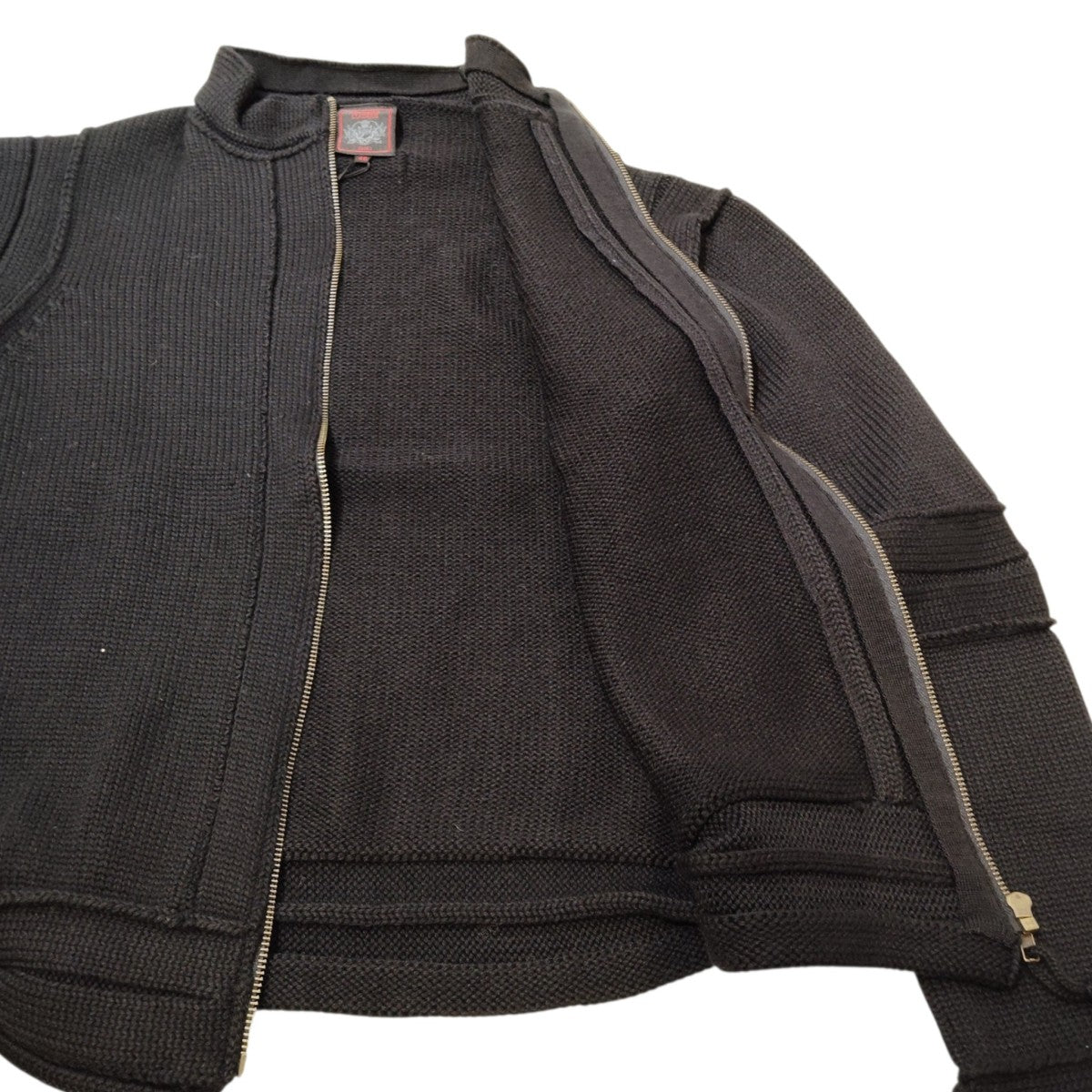 Jean Paul GAULTIER CLASSIQUE ジップアップニット560-5-02-560-0 CKR JA KA0942 古着・中古-5枚目のアイテム画像
