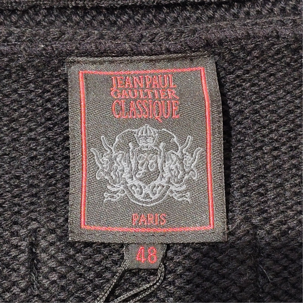Jean Paul GAULTIER CLASSIQUE ジップアップニット560-5-02-560-0 CKR JA KA0942 古着・中古-6枚目のアイテム画像