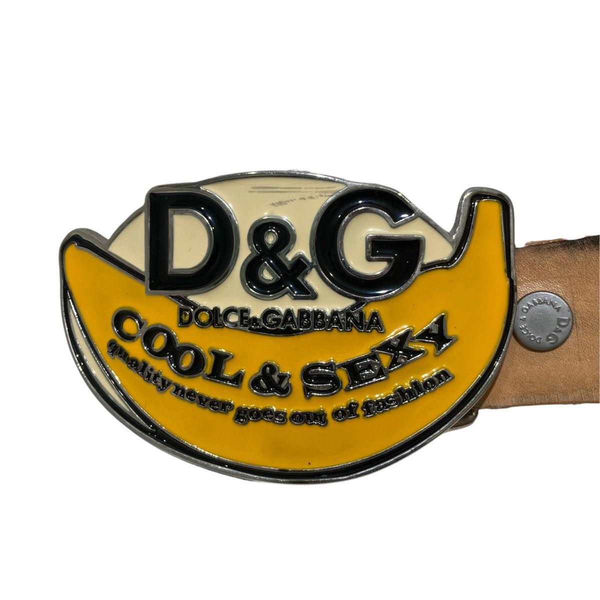 D＆G ビッグバックルベルトND0FFH 古着・中古-3枚目のアイテム画像