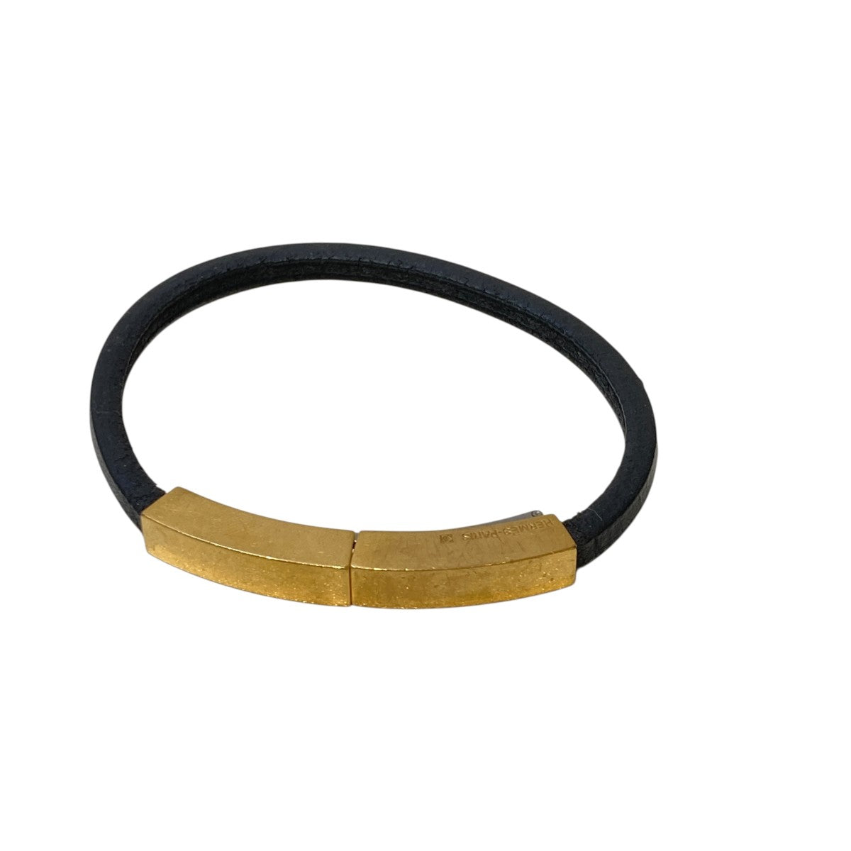 HERMES(エルメス) レザーブレスブレスレット ゴールド｜【公式