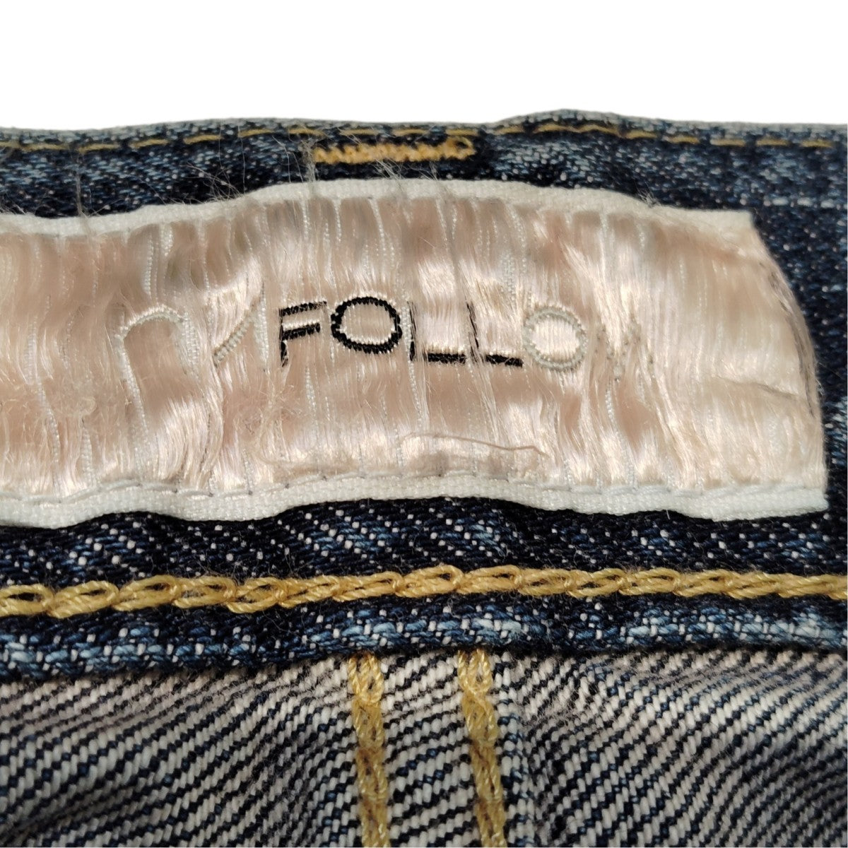 UNFOLLOW natural dye wardrobe jeansデニムパンツ25-030-684-0011-3-0 古着・中古-6枚目のアイテム画像