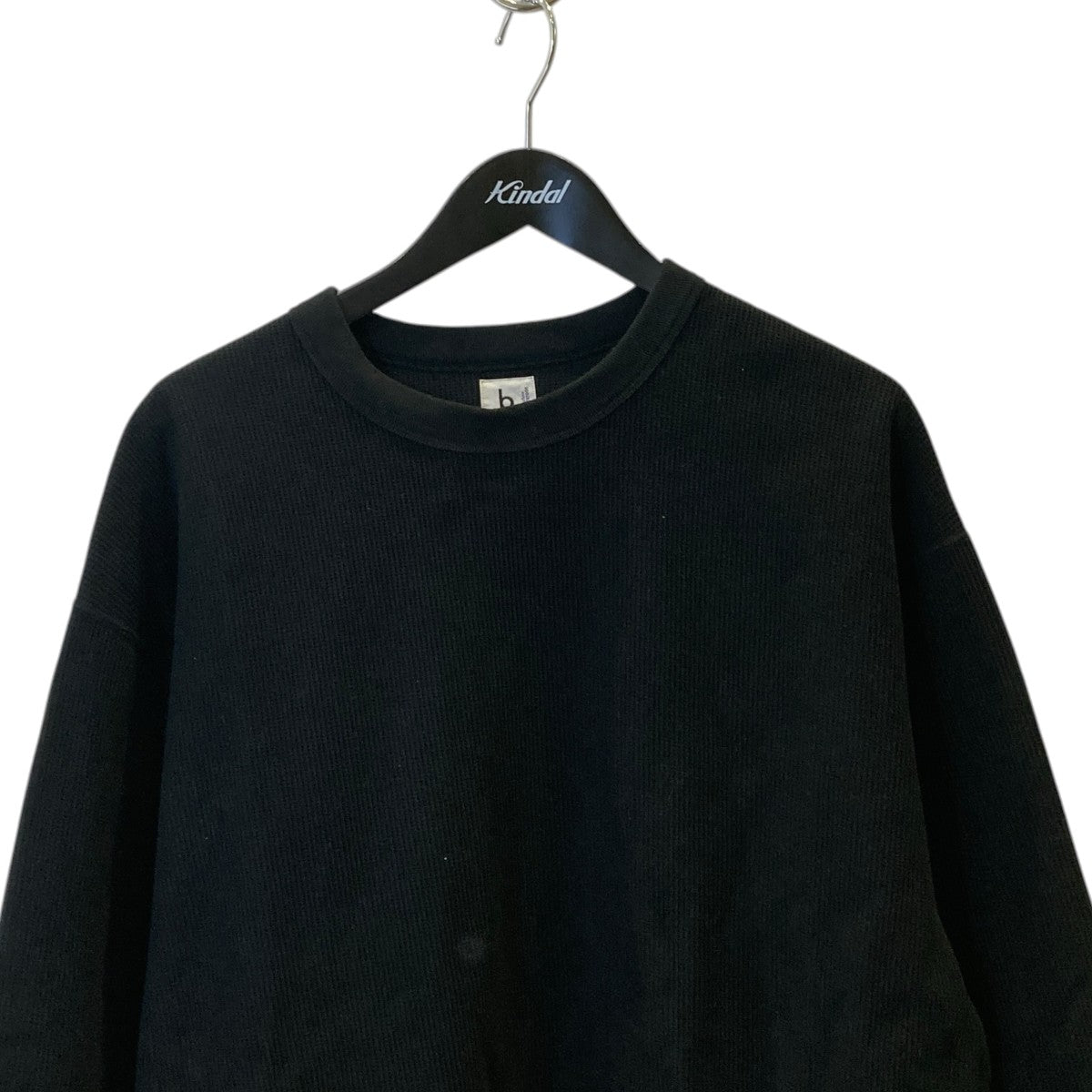 blurhms ROOTSTOCK Rough＆Smooth Thermal Baseball Tee7分袖TシャツbROOTS24F31 古着・中古-2枚目のアイテム画像