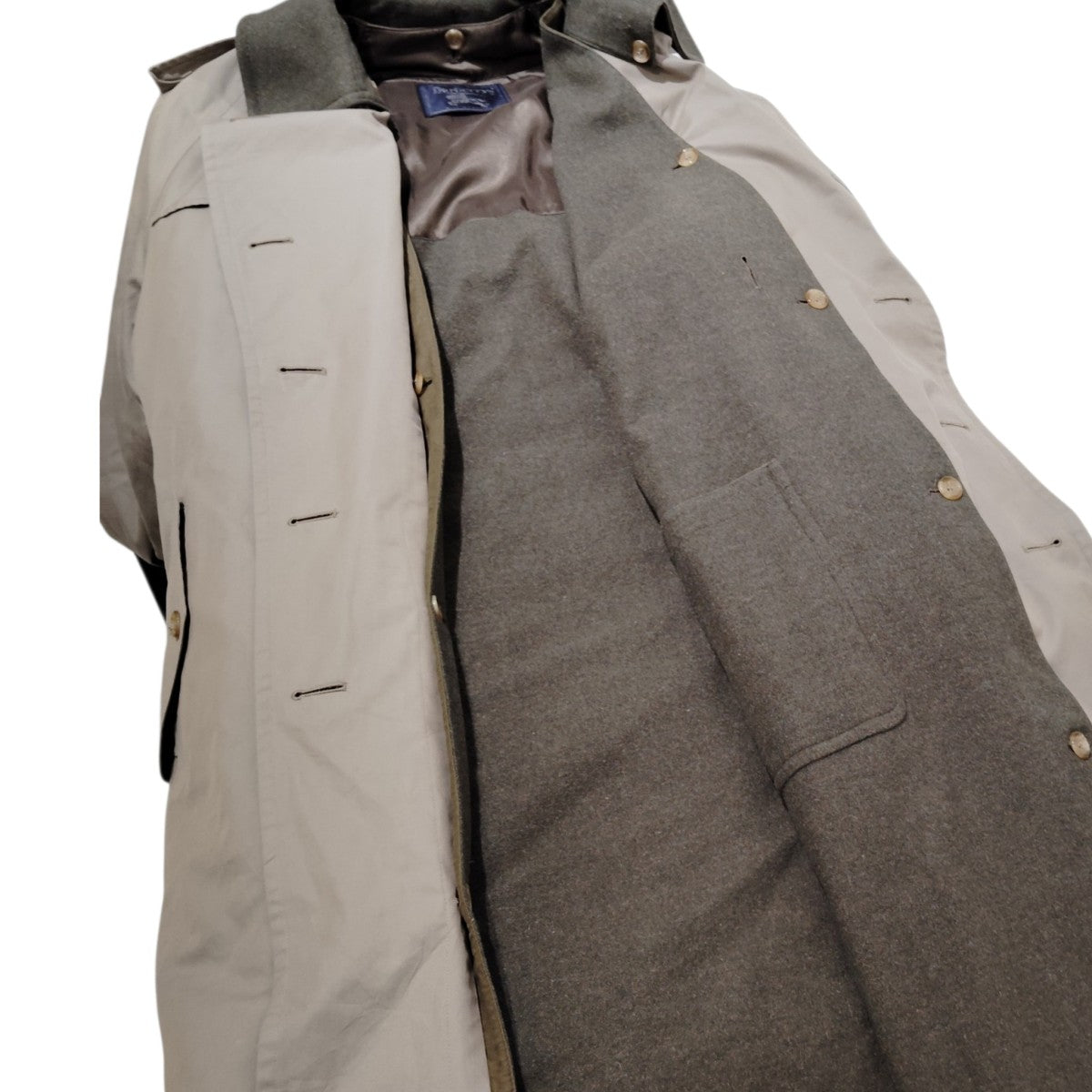 Burberry’s 2枚襟ライナー付トレンチコート 古着・中古-5枚目のアイテム画像