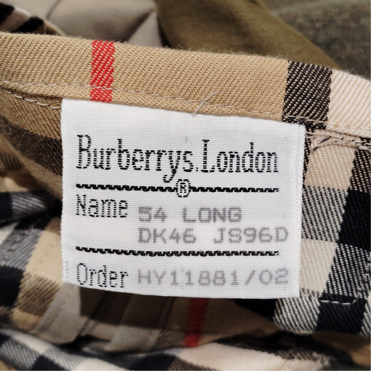 Burberry’s 2枚襟ライナー付トレンチコート 古着・中古-8枚目のアイテム画像