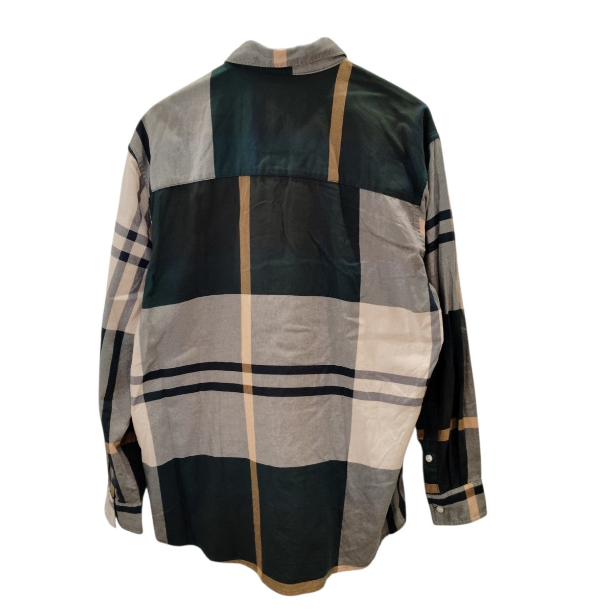 Barbour タータン チェック シャツ オーバーサイズフィットチェックシャツ252MSH5514 古着・中古-3枚目のアイテム画像