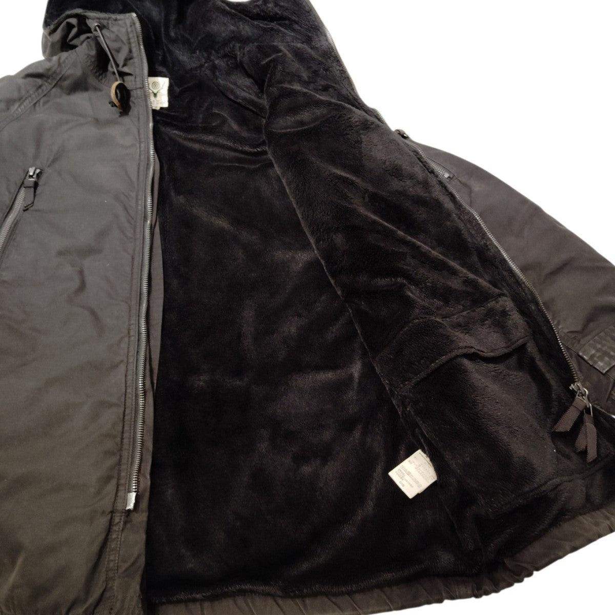 south2 west8 Zipped CoatフーデッドジャケットBG775 古着・中古-6枚目のアイテム画像