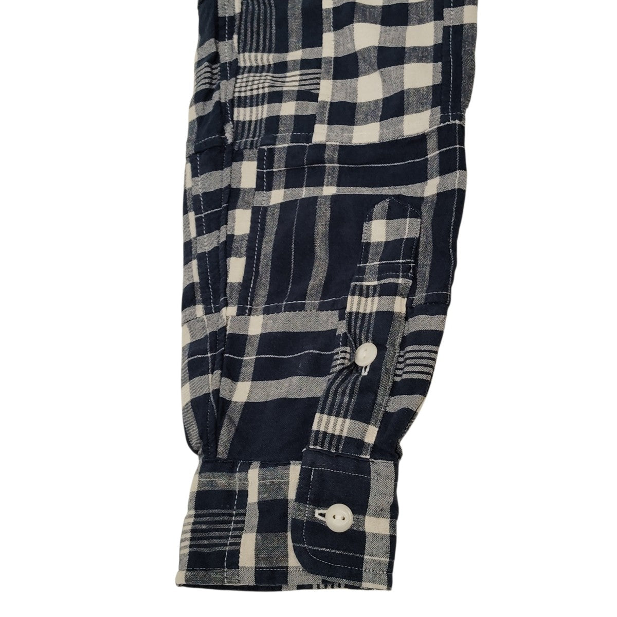POLO RALPH LAUREN パッチワークチェックシャツ 古着・中古-4枚目のアイテム画像