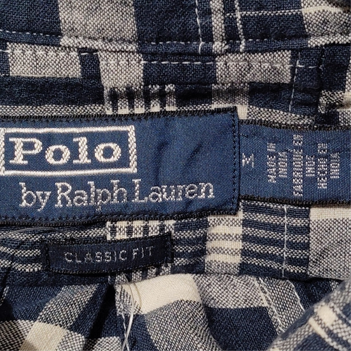 POLO RALPH LAUREN パッチワークチェックシャツ 古着・中古-5枚目のアイテム画像