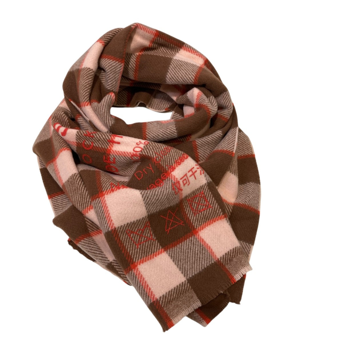 ACNE STUDIOS チェック大判ストール 古着・中古-4枚目のアイテム画像