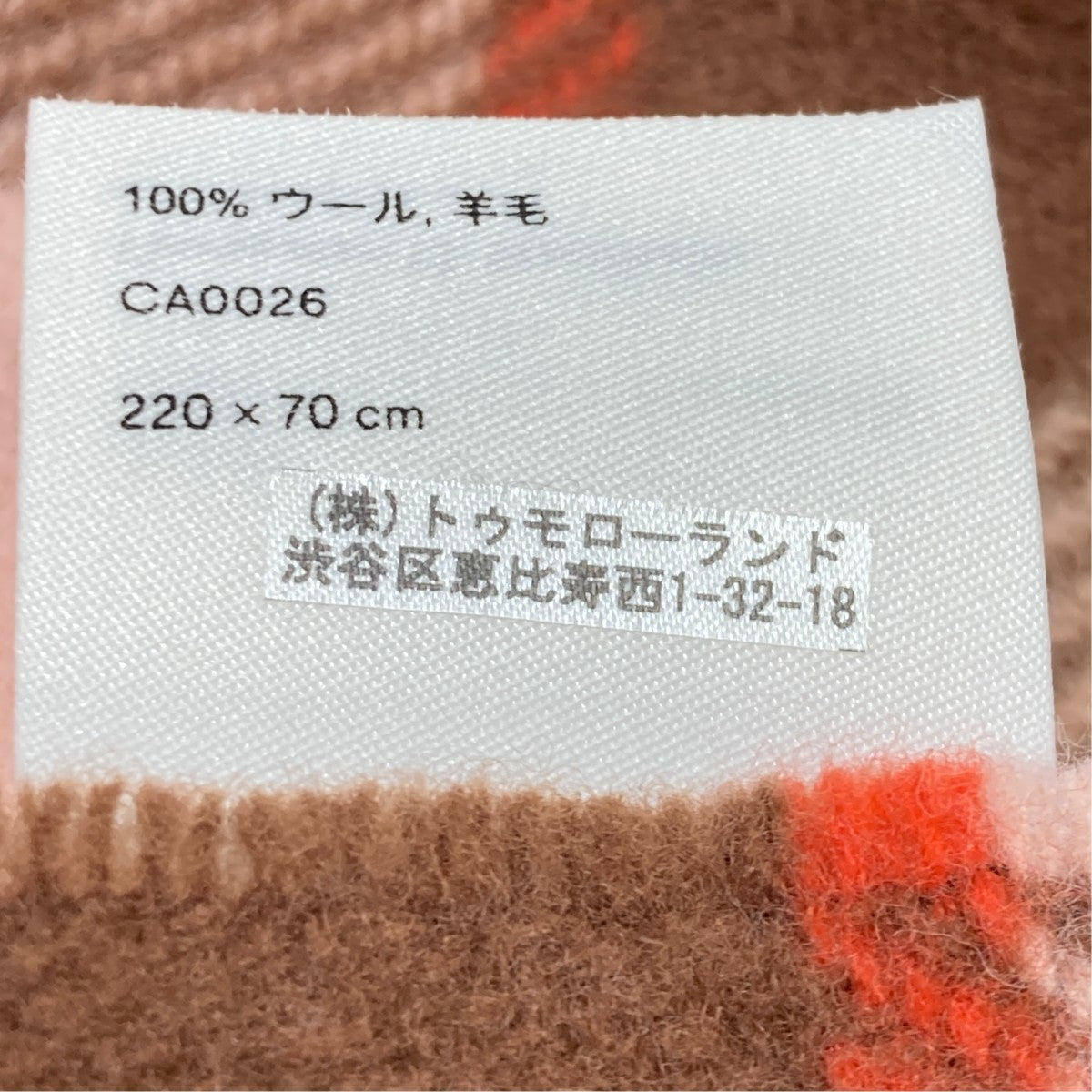 ACNE STUDIOS チェック大判ストール 古着・中古-5枚目のアイテム画像