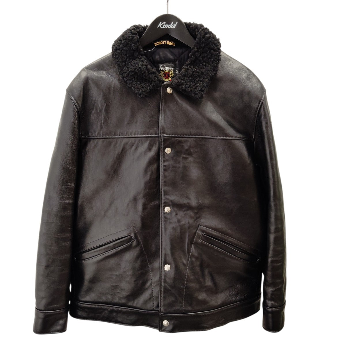 Schott COLLAR BOA RANCH JACKETレザージャケット7822950021 古着・中古-1枚目のアイテム画像