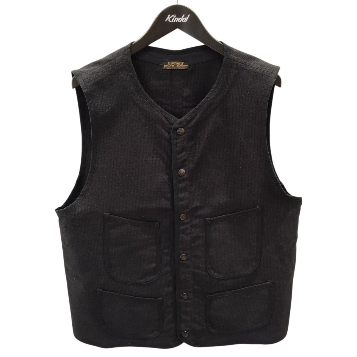 BROWN’S BEACH JACKET BBJ Spring VestベストBBJ-018-2 古着・中古-1枚目のアイテム画像
