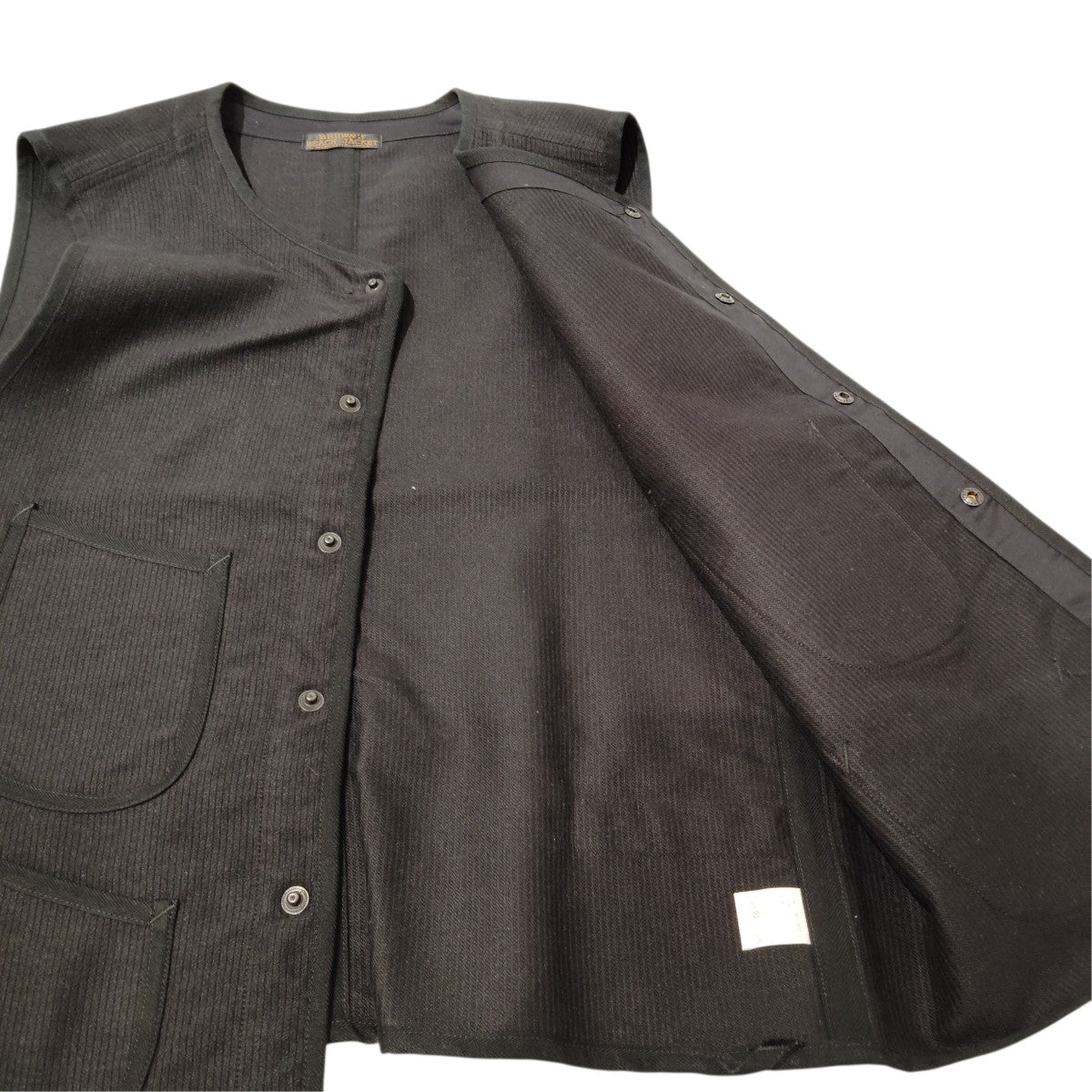 BROWN’S BEACH JACKET BBJ Spring VestベストBBJ-018-2 古着・中古-4枚目のアイテム画像