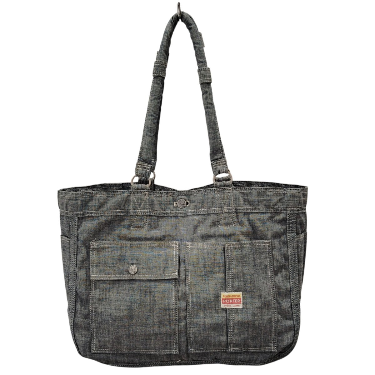 PORTER 70周年リバーシブルデニムトートバッグ 古着・中古-3枚目のアイテム画像