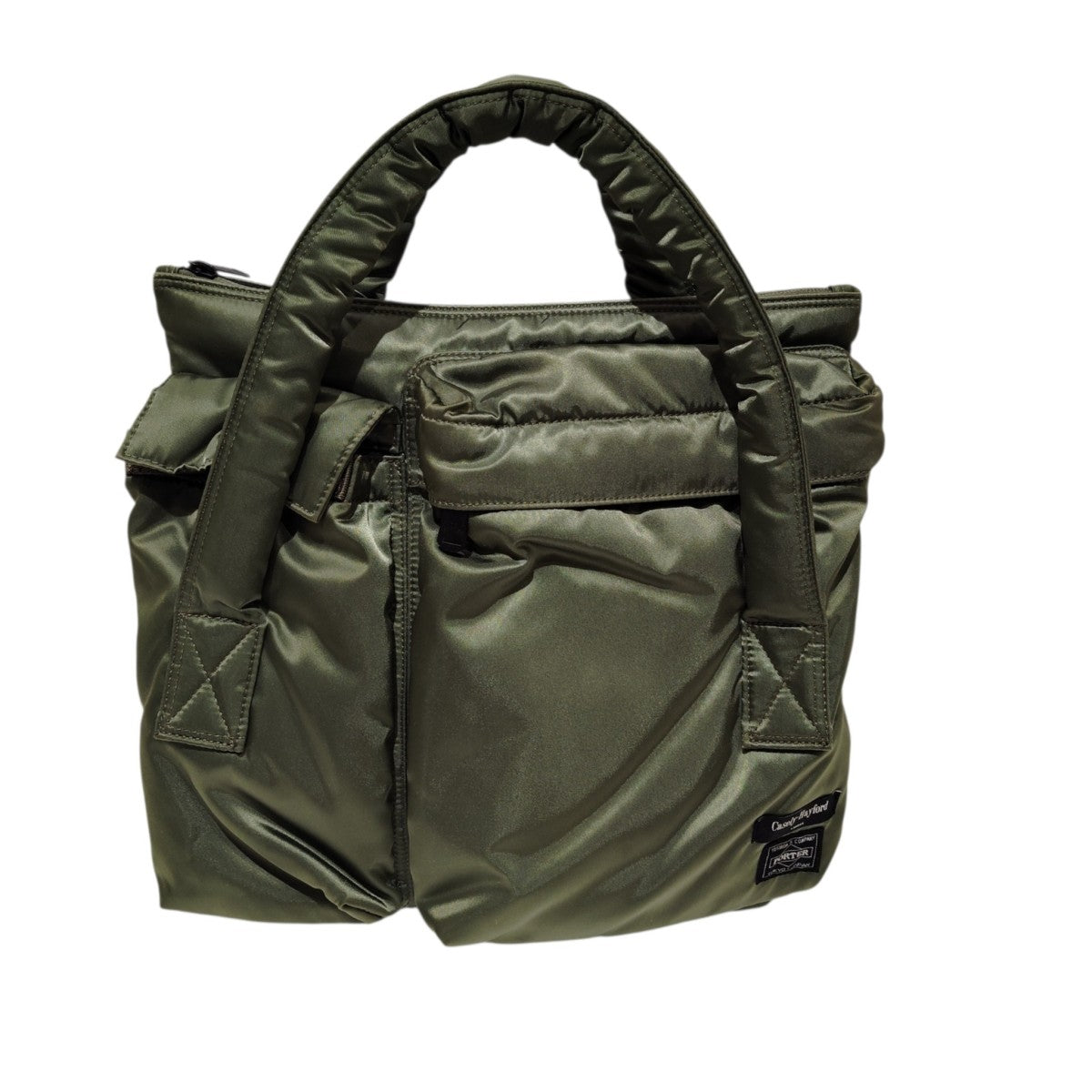 PORTER×Casely-Hayford タンカートートバッグ 古着・中古-1枚目のアイテム画像