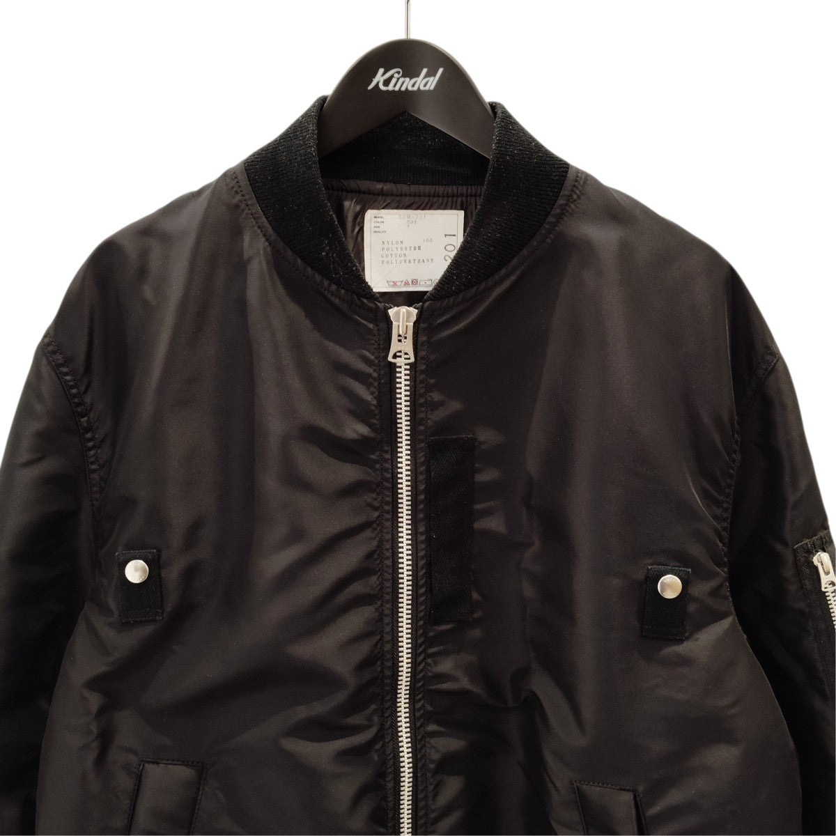 sacai MA-1ジャケットSCM-201 古着・中古-2枚目のアイテム画像