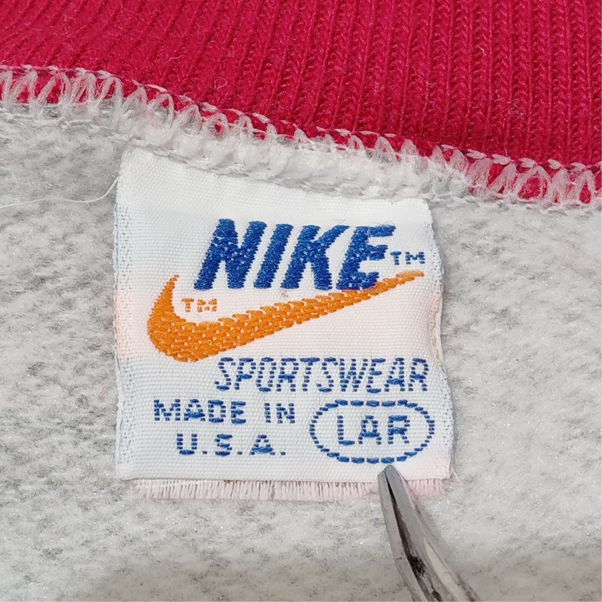 NIKE 70s ヴィンテージ オレンジタグ USA製スウェット 古着・中古-5枚目のアイテム画像